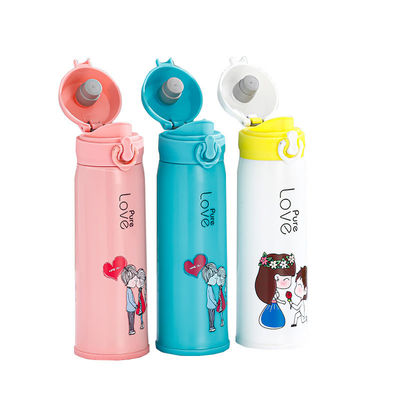 500 ml Grote glaswaterfles Draagbare Straight Drink Cup Gift Bouncing