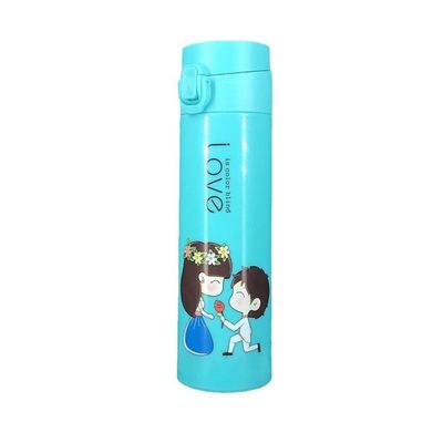 500 ml Grote glaswaterfles Draagbare Straight Drink Cup Gift Bouncing