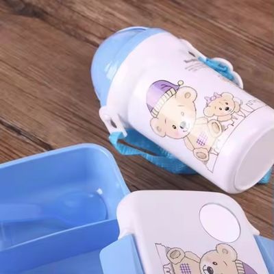 500 ml stro ketel plastic lunch box met waterbeker set perfect voor de lunchtijd variatie