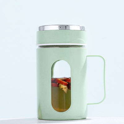 Custom Logo Dubbellaag glas mokken voor koffie melk thee en meer 500ml capaciteit