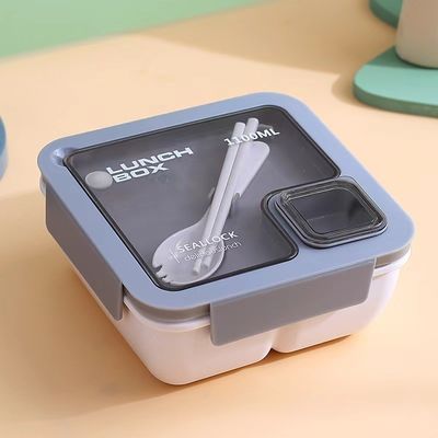 Herbruikbare Draagbare Plastic Bento Lunch Box voor alle toepasselijke mensen op schoolstijl