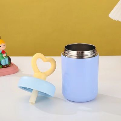 316 Roestvrij staal Vacuum Tumblers Koffiekop met Hart Handle Draagbaar en schattig