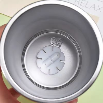 Smart roestvrij staal elektrisch magnetisch automatisch mengende koffiebeker voor drukke professionals