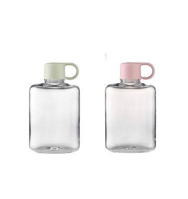 TOUR Gelegenheid Draagbare heldere doorzichtige plastic waterfles met lekbestendig ontwerp