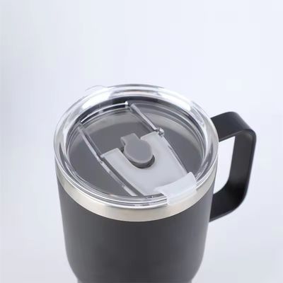 30oz roestvrij staal tumbler vacuüm draagbare geïsoleerde reis mok met handgreep veelzijdig