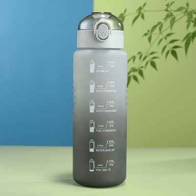 Kookwater toepasbaar Custom Logo Plastic waterfles voor gym buiten en reizen