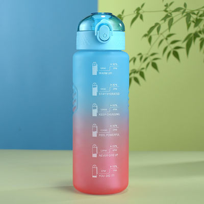 Gepersonaliseerd logo Acceptabel Grote capaciteit Mat Gradient Sport waterbeker voor kamperen