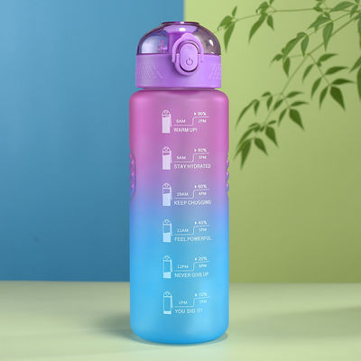 Gepersonaliseerd logo Acceptabel Grote capaciteit Mat Gradient Sport waterbeker voor kamperen