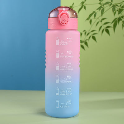 Gepersonaliseerd logo Acceptabel Grote capaciteit Mat Gradient Sport waterbeker voor kamperen