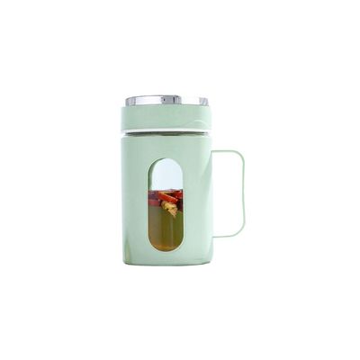 500 ml glazen uitstekend cadeau student eenvoudig lekbestendig kantoorbeker waterflessen met deksel en handvat