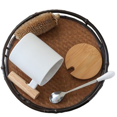 11oz Keramische reisbekers met geïsoleerde functie en aangepaste kleur