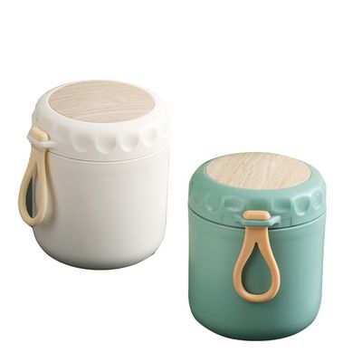Geïsoleerde ontbijtbeker Food Jar 400ml Cute Design Style Thermos Lunch Box met Lepel