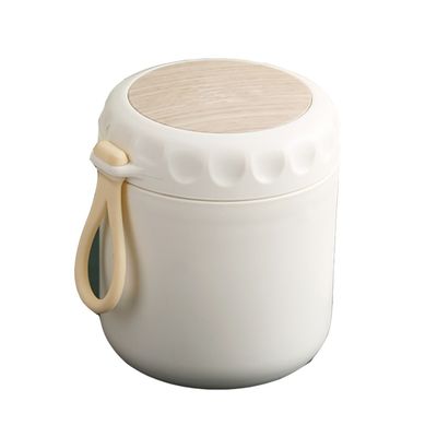 Geïsoleerde ontbijtbeker Food Jar 400ml Cute Design Style Thermos Lunch Box met Lepel