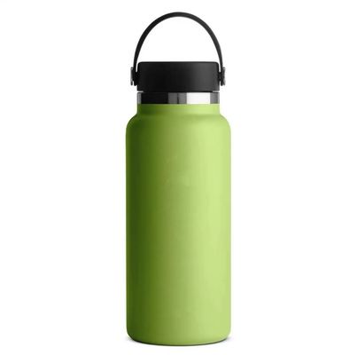 Vacuümgeïsoleerde 32oz breedmond roestvrijstalen waterfles voor sportprestaties