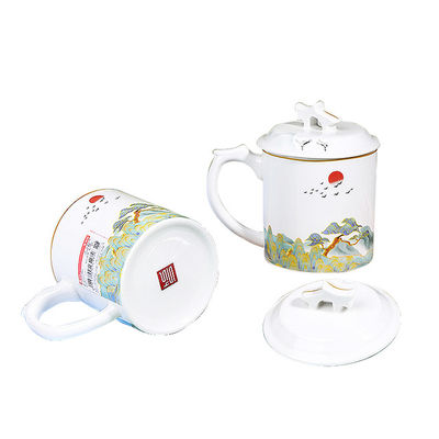 Elegant Custom Versterkt Sublimatie Moeder Geschenk Reis Koffiebeker Herbruikbare beker met handgreep
