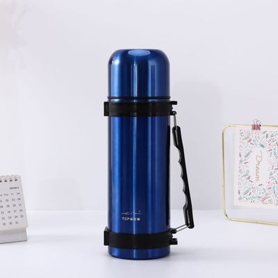 1.8L draagbare vacuüm roestvrij staal wandelketel voor buitensport waterfles