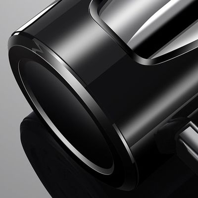 Hoog borosilicaat glas grote capaciteit wandelende buitenglasbeker met handvat en deksel