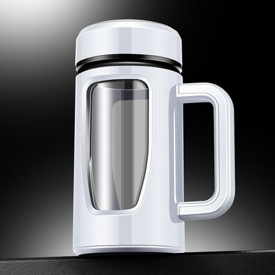 Op maat gemaakte 580 ml heldere glazen drinkwaterflessen voor reizen en buitenactiviteiten
