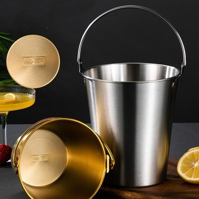 American Style Design 304 roestvrij staal ijs emmer bier champagne emmer met handvat