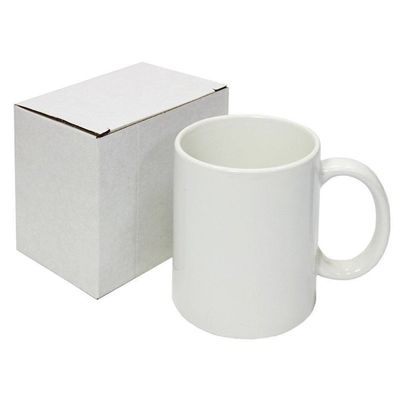 11 oz keramische sublimatie mok Custom Design niet omgekeerd wit met parel afwerking