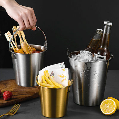 American Style Design 304 roestvrij staal ijs emmer bier champagne emmer met handvat