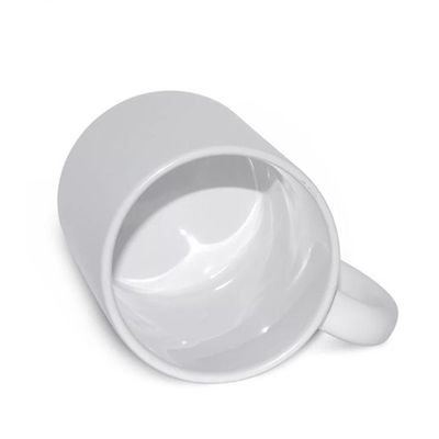 11 oz keramische sublimatie mok Custom Design niet omgekeerd wit met parel afwerking