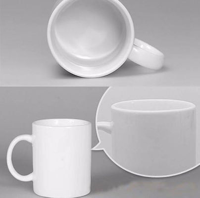 11 oz keramische sublimatie mok Custom Design niet omgekeerd wit met parel afwerking