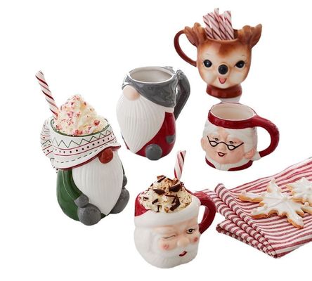 400 ml duurzame 3D diermodellering koppel festival koffiebeker met aangepaste kleur