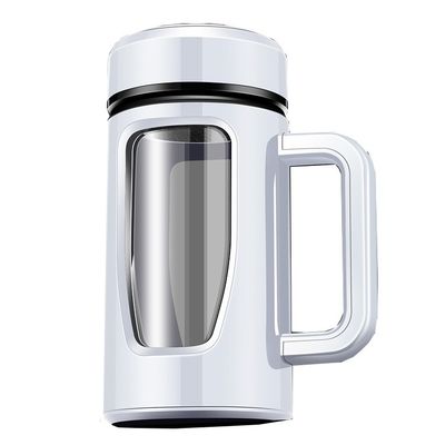Klassieke design waterfles met dubbele laag isolatie en niet-glijdend glazen handvat