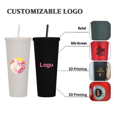 Accessoires 24 oz Mode Diamant-geïncrusteerde Cup en Tumbler met Leakproof Design