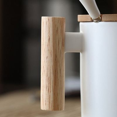 Direct leveren 11 oz Warmteoverdracht Keramische reisbeker Witte koffiebekers voor sublimatie