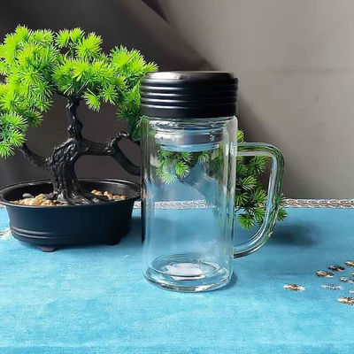 Office Must-Have High Borosilicate Glass Cup met filter Productmodel HBL-400B-46