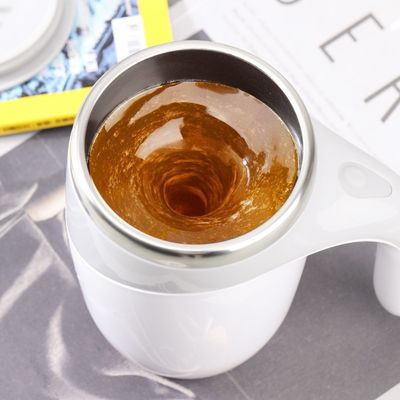 Automatisch roeren 380 ml Elektrisch Draagbaar Magnetisch Roestvrij Staal kantoor koffiefles