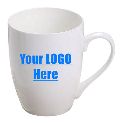 14oz Keramische koffie melk mok porselein witte kerst koffie mok met schattig ontwerp