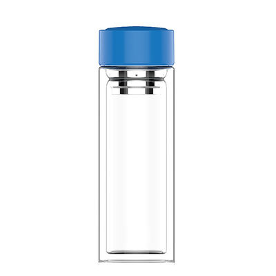 Glaswaterfles met theefilter Draagbaar dubbele laag ontwerp Borosilicaat materiaal