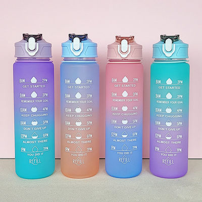 Promotie 30 oz pc plastic waterbeker met tijdstempel anti-corrosie coating niet uitgerust