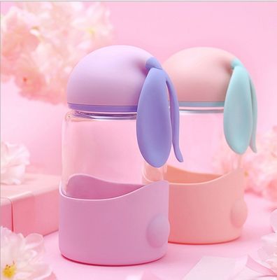 Thermische isolatie prestaties 340ml konijn glas waterfles Unisex ontwerp voor kinderen