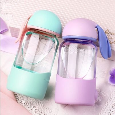 Thermische isolatie prestaties 340ml konijn glas waterfles Unisex ontwerp voor kinderen