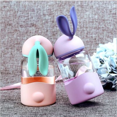 Thermische isolatie prestaties 340ml konijn glas waterfles Unisex ontwerp voor kinderen