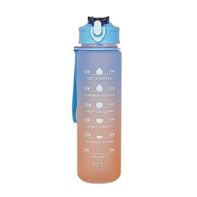 30 oz Custom Logo PC Plastic Waterbeker BPA-vrij Sport rietjes Shaker Fles met Deksel