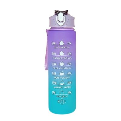 30 oz Custom Logo PC Plastic Waterbeker BPA-vrij Sport rietjes Shaker Fles met Deksel