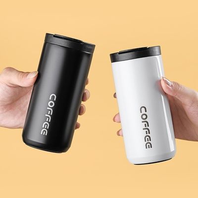 Roestvrij staal 350/500 ml Custom Logo Draagbare lekvrije vacuümgeïsoleerde koffiebeker