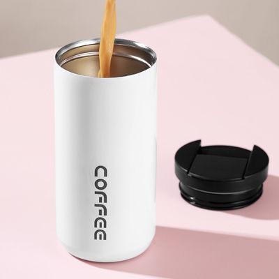 Roestvrij staal 350/500 ml Custom Logo Draagbare lekvrije vacuümgeïsoleerde koffiebeker