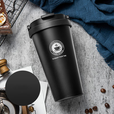 Moderne design roestvrij staal waterfles Custom Pattern Vacuum Geïsoleerde koffiebeker
