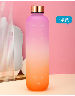Time Mark 1L PP plastic waterbeker voor reizen bij hoge temperaturen en klantgerichte service