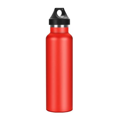 Roestvrij vacuüm waterbeker 750 ml dubbelwand metalen geïsoleerde sportfles met deksel