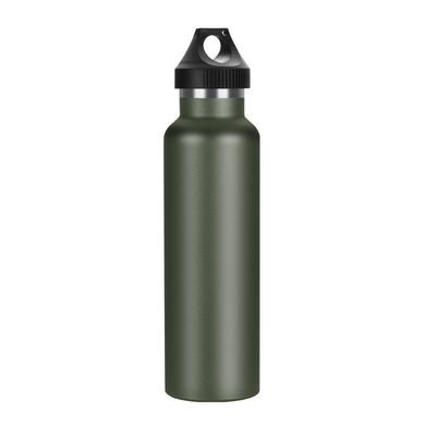Roestvrij vacuüm waterbeker 750 ml dubbelwand metalen geïsoleerde sportfles met deksel