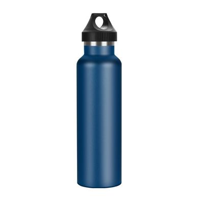 Roestvrij vacuüm waterbeker 750 ml dubbelwand metalen geïsoleerde sportfles met deksel