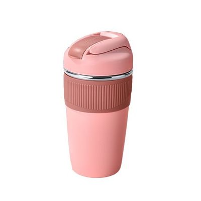350 ml 480 ml Leuke Dubbelwand Reisbeker Koffie Geïsoleerde Tumbler Vacuüm Thermische Kop Met Stro