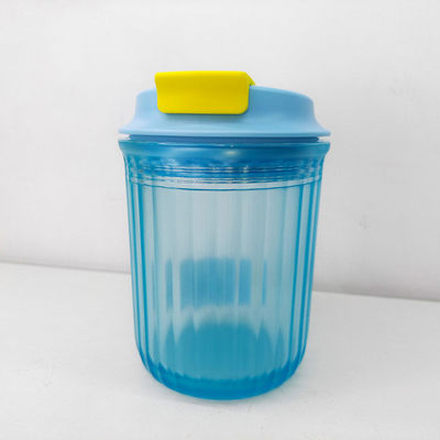 Hoogtemperatuur recht drink Tritan plastic beker met deksel voor koffiebekers en cadeautjes